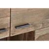 Шкаф DKD Home Decor   145 x 40 x 153 cm Стеклянный Коричневый древесина акации