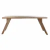 Dining Table DKD Home Decor Brown Natural Wood Acacia 200 x 90 x 77 cm