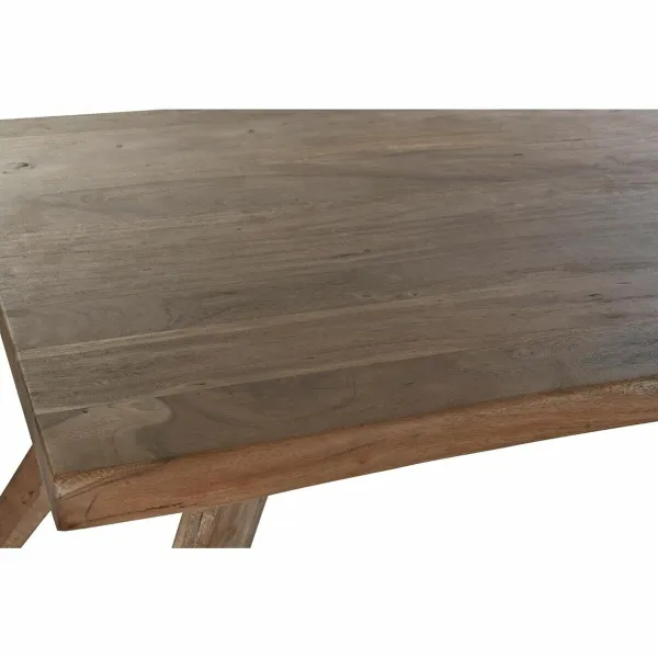 Dining Table DKD Home Decor Brown Natural Wood Acacia 200 x 90 x 77 cm