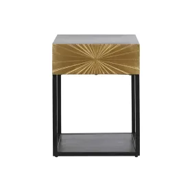 Öökapp DKD Home Decor Kuldne 35 x 40 x 55 cm Must Metall Puit