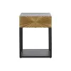 Ночной столик DKD Home Decor Позолоченный 35 x 40 x 55 cm Чёрный Металл Деревянный