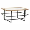 Centrinis stalas DKD Home Decor Stiklas Metalinis (90 x 60 x 46 cm)