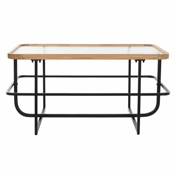 Centre Table DKD Home Decor Crystal Metal (90 x 60 x 46 cm)