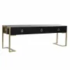 Кофейный столик DKD Home Decor 150 x 36 x 48 cm Металл Деревянный Алюминий
