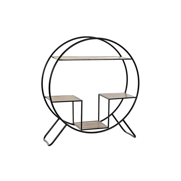 Полка DKD Home Decor Чёрный Светло-серый Металл Ель 90 x 30 x 100 cm (1)