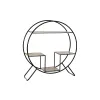 Hyllyt DKD Home Decor Musta Vaaleanharmaa Metalli Kuusi 90 x 30 x 100 cm (1)