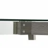 Обеденный стол DKD Home Decor Стеклянный Серый Прозрачный Деревянный MDF (160 x 90 x 75 cm)