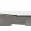 Обеденный стол DKD Home Decor Стеклянный Серый Прозрачный Деревянный MDF (160 x 90 x 75 cm)
