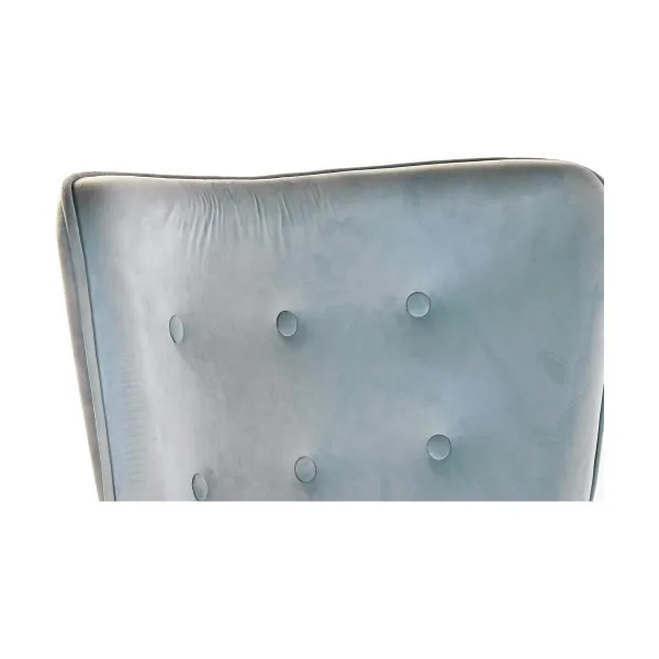 Сиденье DKD Home Decor Небесный синий Натуральный полиэстер Деревянный 67 x 75 x 96 cm