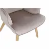 Sēdeklis DKD Home Decor Rozā Poliesters Koks 67 x 69 x 96 cm 75 x 69 x 96 cm