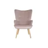 Сиденье DKD Home Decor Розовый полиэстер Деревянный 67 x 69 x 96 cm 75 x 69 x 96 cm