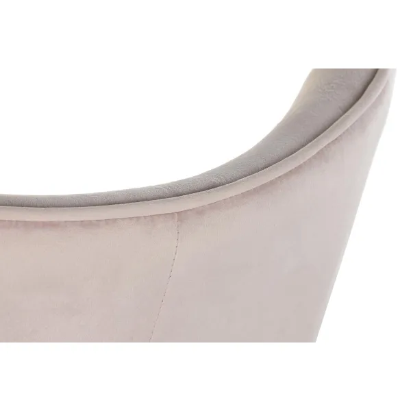 Sēdeklis DKD Home Decor Rozā Poliesters Koks 67 x 69 x 96 cm 75 x 69 x 96 cm