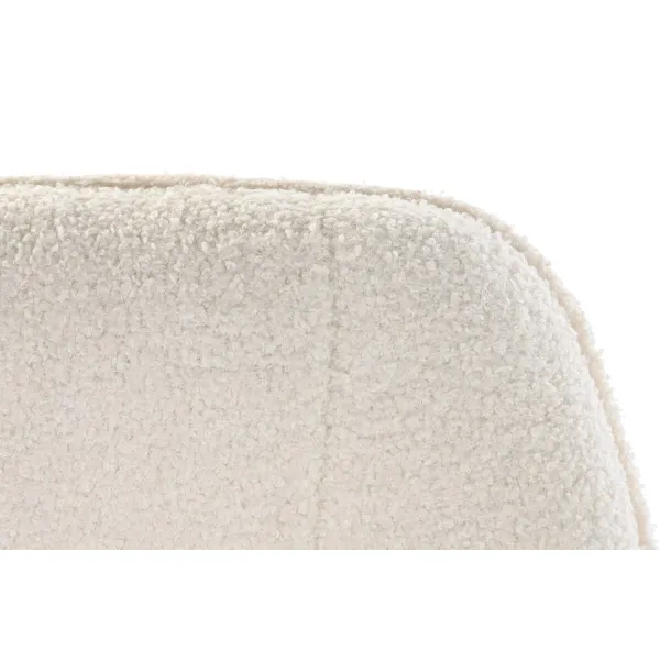 atzveltnes krēsls DKD Home Decor Krēmkrāsa Dabisks 65 x 75 x 96 cm
