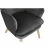 Сиденье DKD Home Decor Натуральный Темно-серый полиэстер Деревянный 66 x 67 x 92 cm