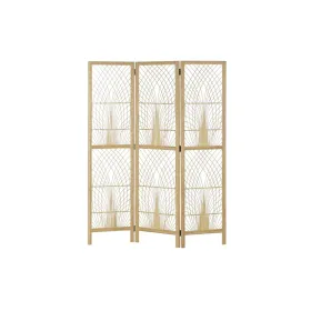 Ширма DKD Home Decor 136 x 2,5 x 180 cm Металл Бамбук 30 x 40 cm