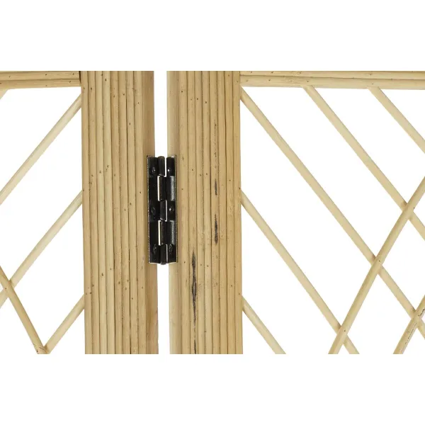 Aizslietnis DKD Home Decor 136 x 2,5 x 180 cm Metāls Bambuss 30 x 40 cm