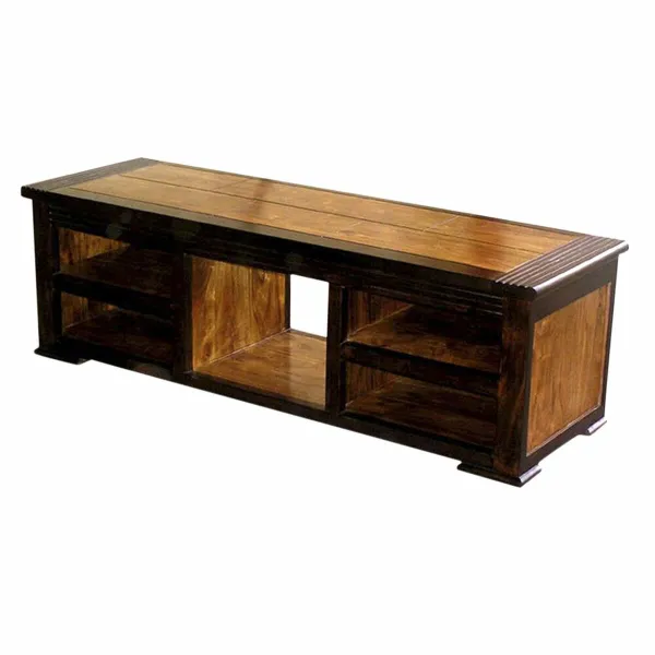TV-kalusteet DKD Home Decor 140 x 45 x 45 cm Tummanruskea Akaasia