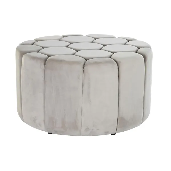 Atrama pėdoms DKD Home Decor Rusvai gelsva Poliesteris Medžio MDF (86 x 86 x 48 cm)