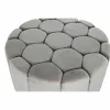подставка для ног DKD Home Decor Бежевый полиэстер Деревянный MDF (86 x 86 x 48 cm)