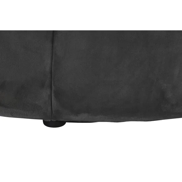 Jalkatuki DKD Home Decor Harmaa 30 % Polyesteri (85 x 85 x 48 cm)