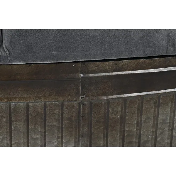 Taburete DKD Home Decor Pelēks Metāls 117 x 42 x 47 cm