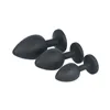 Anal plug Virgite Black Silicone Set 3 Pieces