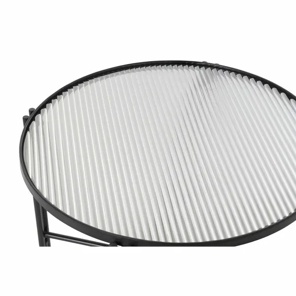 Кофейный столик DKD Home Decor Металл Стеклянный 63 x 63 x 46 cm