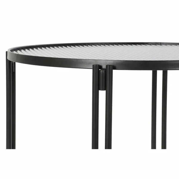 Centrinis stalas DKD Home Decor Metalinis Stiklas 63 x 63 x 46 cm