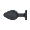 Anal plug Virgite Black Silicone Set 3 Pieces