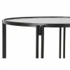 Centrinis stalas DKD Home Decor Metalinis Stiklas 63 x 63 x 46 cm
