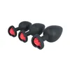 Anal plug Virgite Black Silicone Set 3 Pieces