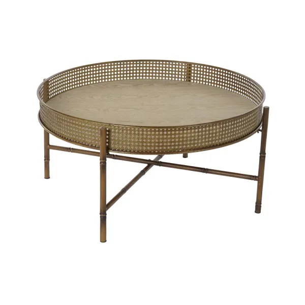 Centrinis stalas DKD Home Decor Metalinis 80 x 80 x 38 cm