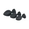 Anal plug Virgite Black Silicone Set 3 Pieces