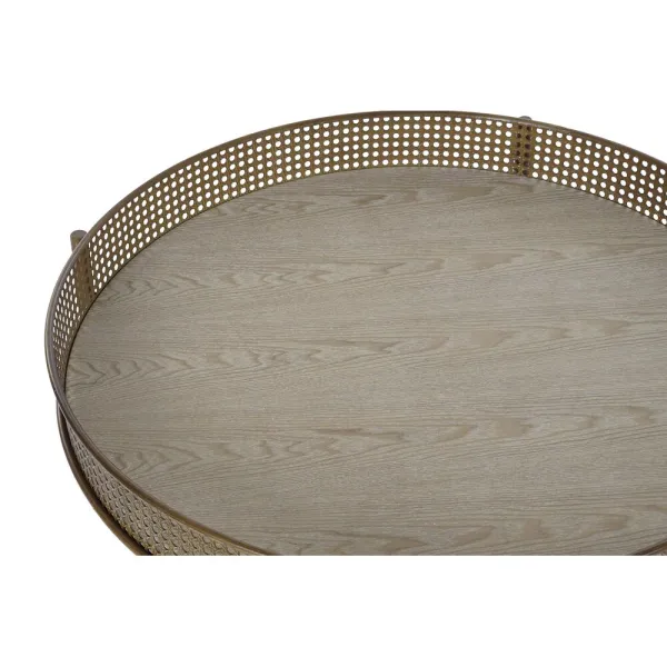 Olohuoneen pöytä DKD Home Decor Metalli 80 x 80 x 38 cm