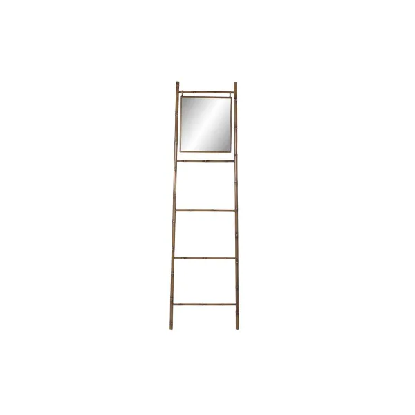 Vapaasti seisova kuivausteline DKD Home Decor Peili Metalli Sinappi (55 x 3 x 190 cm)