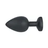 Anal plug Virgite Black Silicone Set 3 Pieces