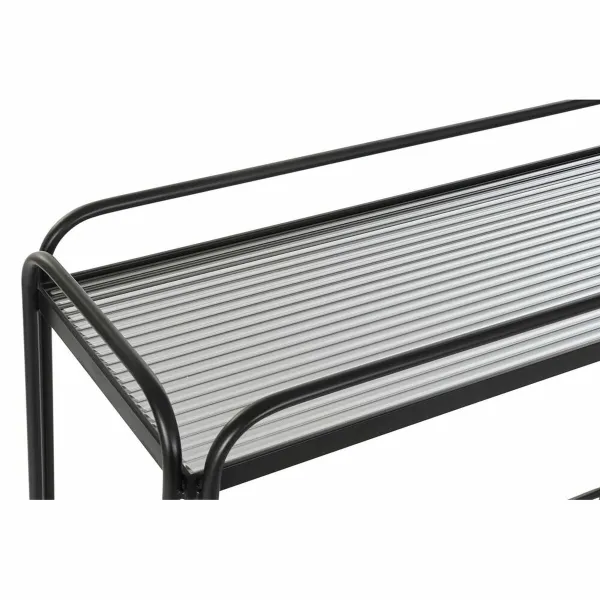 Мебель для прихожей DKD Home Decor Чёрный 80 x 28 x 80,5 cm