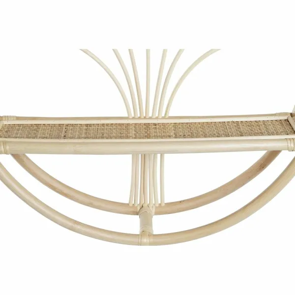 Plaukti DKD Home Decor Siena Dabisks Rotangpalma 2 Planken (60 x 14 x 60 cm)