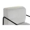 Fotelis DKD Home Decor Juoda Poliesteris Balta (64 x 74 x 79 cm)