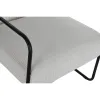 Fotelis DKD Home Decor Juoda Poliesteris Balta (64 x 74 x 79 cm)