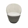 Кресло DKD Home Decor Белый Чёрный Позолоченный 69 x 66 x 85 cm