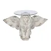 Mazs galdiņš DKD Home Decor Pelēks Stikls Magnijs 96 x 52 x 62 cm