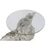 Side table DKD Home Decor Grey Crystal Magnesium 96 x 52 x 62 cm