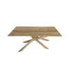 Ruokapöytä DKD Home Decor Luonnollinen Mangopuu (180 x 90 x 76 cm)