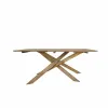 Ruokapöytä DKD Home Decor Luonnollinen Mangopuu (180 x 90 x 76 cm)