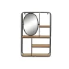 Hyllyt DKD Home Decor Puu Metalli Puu MDF 39,5 x 13,5 x 60 cm