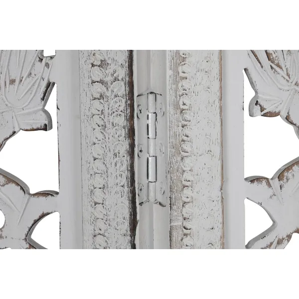 Aizslietnis DKD Home Decor Balts Mango koks Koks MDF 150 x 2 x 180 cm