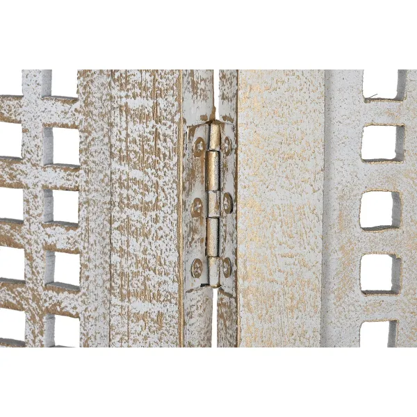 Aizslietnis DKD Home Decor Balts Mango koks Koks MDF 150 x 2 x 180 cm