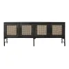 Sivupöytä DKD Home Decor   Ruskea Rottinki Mangopuu 155 x 40 x 61,5 cm