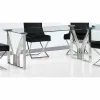 Обеденный стол DKD Home Decor Стеклянный Сталь (180 x 90 x 75 cm)